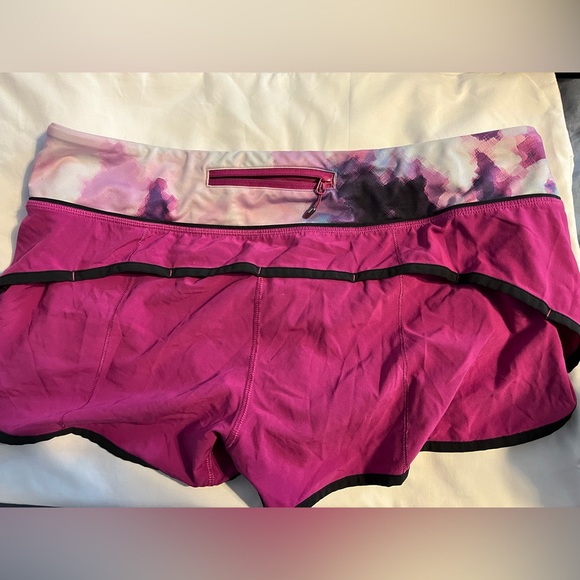 Lululemon Speed Short Size 10 Raspberry Pink - Picture 5 of 10